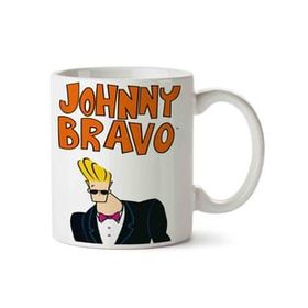 Art Hediye Johnny Bravo 01 İki Tarafı Baskılı Kupa Bardak