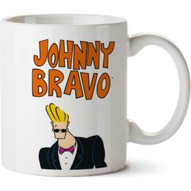 Art Hediye Johnny Bravo 01 İki Tarafı Baskılı Kupa Bardak