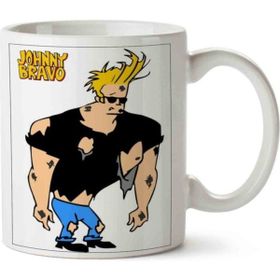 Art Hediye Johnny Bravo 01 İki Tarafı Baskılı Kupa Bardak