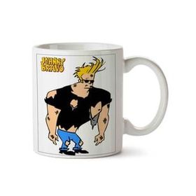 Art Hediye Johnny Bravo 04 İki Tarafı Baskılı Kupa Bardak