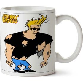Art Hediye Johnny Bravo 04 İki Tarafı Baskılı Kupa Bardak