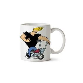 Art Hediye Johnny Bravo 05 İki Tarafı Baskılı Kupa Bardak