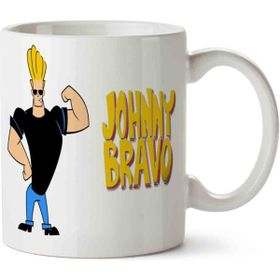 Art Hediye Johnny Bravo 2 İki Tarafı Baskılı Kupa Bardak