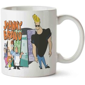 Art Hediye Johnny Bravo 3 İki Tarafı Baskılı Kupa Bardak