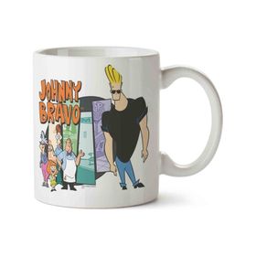 Art Hediye Johnny Bravo 3 İki Tarafı Baskılı Kupa Bardak
