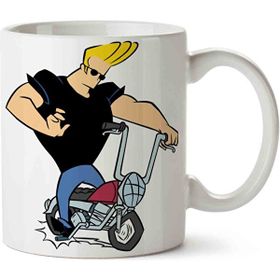 Art Hediye Johnny Bravo 5 İki Tarafı Baskılı Kupa Bardak