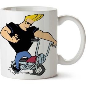 Art Hediye Johnny Bravo 5 İki Tarafı Baskılı Kupa Bardak