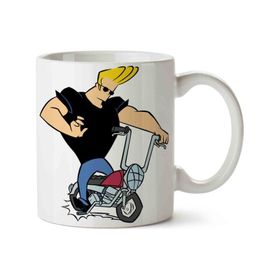 Art Hediye Johnny Bravo 5 İki Tarafı Baskılı Kupa Bardak
