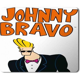 Art Hediye Johnny Bravo Baskılı 23x19 cm Mouse Pad