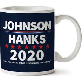 Art Hediye Johnson Hanks 2020 İki Tarafı Baskılı Kupa Bardak