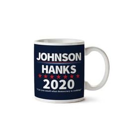 Art Hediye Johnson Hanks 2020 İki Tarafı Baskılı Kupa Bardak