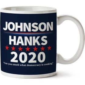 Art Hediye Johnson Hanks 2020 İki Tarafı Baskılı Kupa Bardak