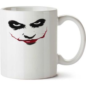 Art Hediye Joker Gülüş İki Tarafı Baskılı Kupa Bardak