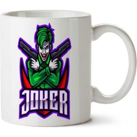 Art Hediye Joker Gunners İki Tarafı Baskılı Kupa Bardak