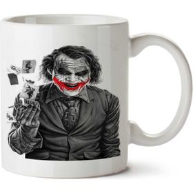 Art Hediye Joker Kartlar İki Tarafı Baskılı Beyaz Kupa