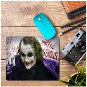 Art Hediye Joker Why So Serius Baskılı 23x19 cm Mouse Pad