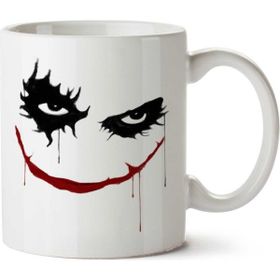 Art Hediye Joker Yüz İki Tarafı Baskılı Kupa Bardak