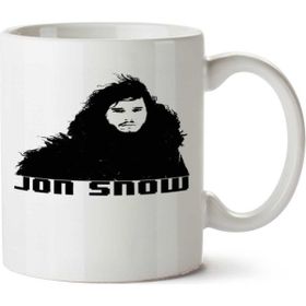Art Hediye Jon Snow 2 İki Tarafı Baskılı Beyaz Kupa