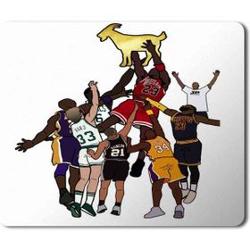 Art Hediye Jordan Basketbolcu Baskılı 23x19 cm Mouse Pad