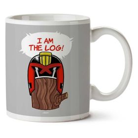 Art Hediye Judge Dread I Am The Log İki Tarafı Baskılı Kupa Bardak