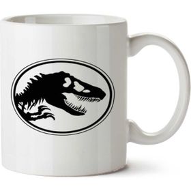 Art Hediye Jurassic İki Tarafı Baskılı Beyaz Kupa