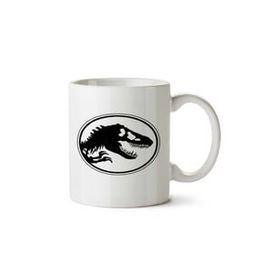 Art Hediye Jurassic İki Tarafı Baskılı Beyaz Kupa