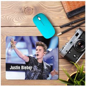 Art Hediye Justin Bieber Baskılı 23x19 cm Mouse Pad