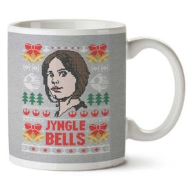 Art Hediye Jyngle Bells Jyn Erso Star Wars Rogue One 01 İki Tarafı Baskılı Kupa Bardak