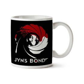 Art Hediye Jyn's Bond Jyn Erso Star Wars Rogue One James Bond İki Tarafı Baskılı Kupa Bardak