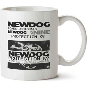 Art Hediye K9 Newdog Köpek İki Tarafı Baskılı Kupa Bardak