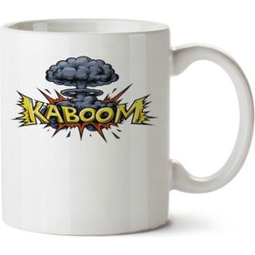 Art Hediye Kaboom İki Tarafı Baskılı Kupa Bardak