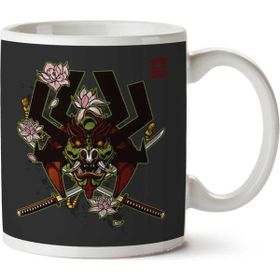 Art Hediye Kabuto Samurai Jack iki Tarafı Baskılı Kupa Bardak