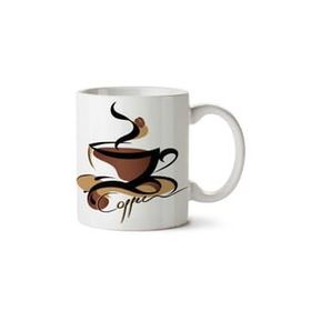 Art Hediye Kahve Coffee Logo İki Tarafı Baskılı Kupa Bardak