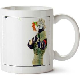 Art Hediye Kakashi Kakashi İki Tarafı Baskılı Beyaz Kupa