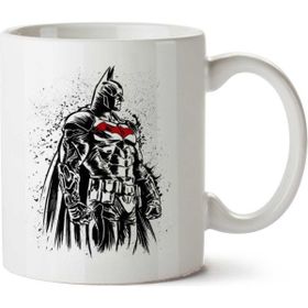 Art Hediye Karanlık Şövalye Batman Eskiz İki Tarafı Baskılı Kupa Bardak