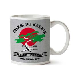 Art Hediye Karate Kid Miyagi Do Karate İki Tarafı Baskılı Kupa Bardak