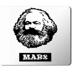 Art Hediye Karl Marx Baskılı 23x19 cm Mouse Pad