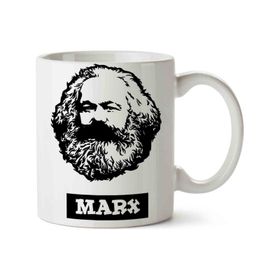 Art Hediye Karl Marx iki Tarafı Baskılı Kupa Bardak