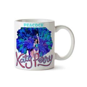 Art Hediye Katy Perry Peacock Kupa Bardak