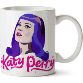 Art Hediye Katy Perry Purry İki Tarafı Baskılı Kupa Bardak
