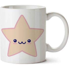 Art Hediye Kawaii Star İki Tarafı Baskılı Kupa Bardak