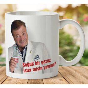 Art Hediye KC15 İki Tarafı Baskılı Beyaz Kupa