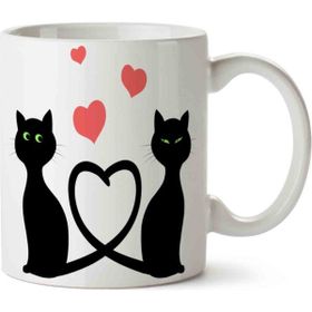 Art Hediye Kedi Seni Seviyorum Love Kupa Bardak