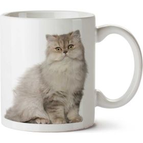Art Hediye Kedi Sevimli Kedi Cat İki Tarafı Baskılı Kupa Bardak