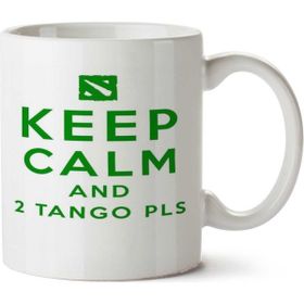 Art Hediye Keep Calm And 2 Tango Pls İki Tarafı Baskılı Kupa Bardak