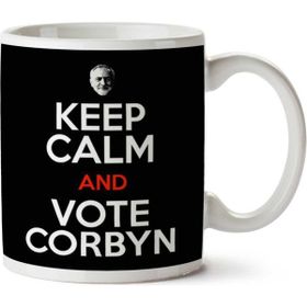 Art Hediye Keep Calm And Vote Jeremy Corbyn İki Tarafı Baskılı Kupa Bardak