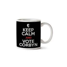 Art Hediye Keep Calm And Vote Jeremy Corbyn İki Tarafı Baskılı Kupa Bardak