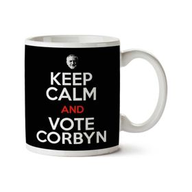 Art Hediye Keep Calm And Vote Jeremy Corbyn İki Tarafı Baskılı Kupa Bardak