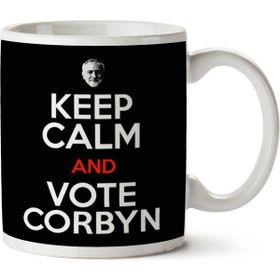 Art Hediye Keep Calm And Vote Jeremy Corbyn İki Tarafı Baskılı Kupa Bardak