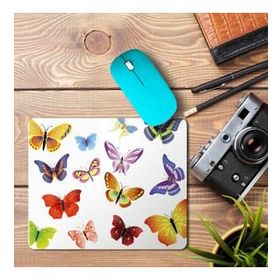 Art Hediye Kelebekler Baskılı 23x19 cm Mouse Pad